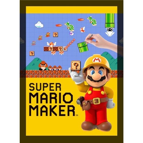 Poster Super Mario Maker #A 30x42cm