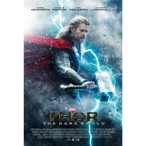 Poster Thor: o Mundo Sombrio #B 30x42cm