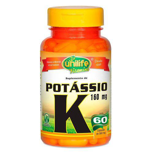 Potassio Quelato K Unilife - 560mg 60 Cápsulas