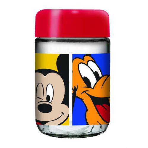 Pote de Vidro Decorado Disney Mickey And Friends 598ml