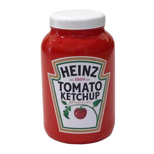 Pote Personalizado Porta Mantimentos Vermelho Ketchup Grande