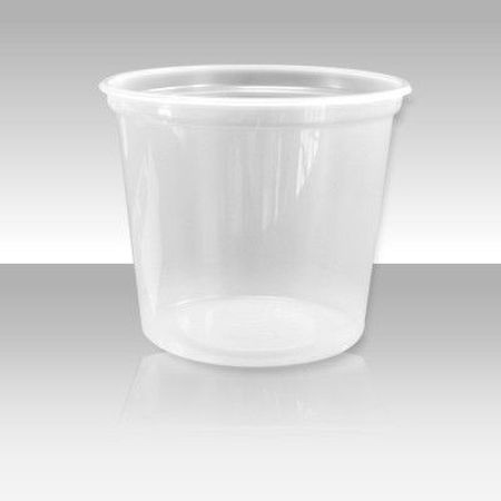 Pote Plástico 250ml Copaza Transparente Pote Plástico Descartável 250ml Copaza Transparente P07 - 50 Unidades