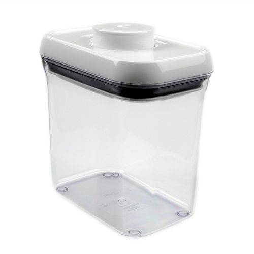 Pote Quadrado Pop Container Oxo Branco 1,4 L