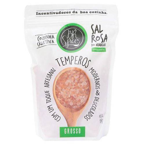 Pouch Sal Rosa Himalaia Grosso - 1kg - BR Spices