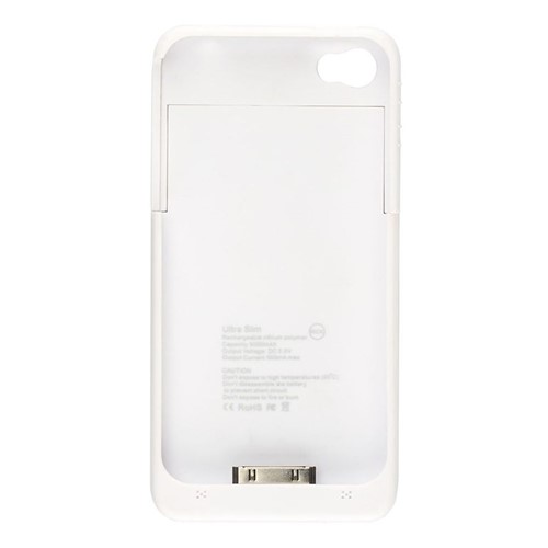 Power Bank, Carregador de Bateria External Case IPhone 4 Branco