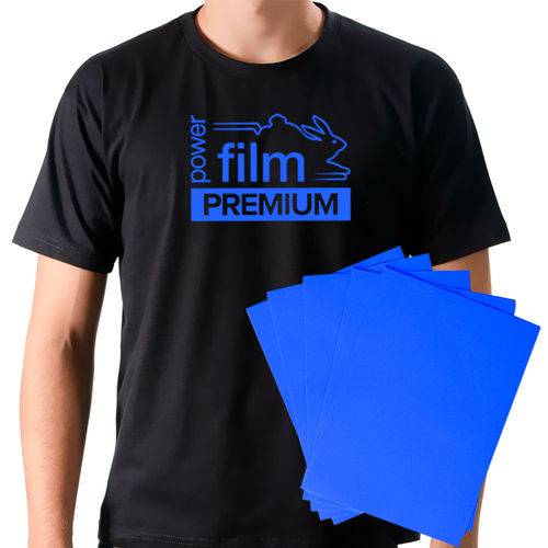 Power Film Premium - Azul Claro - A4 - Pacote com 10 Folhas