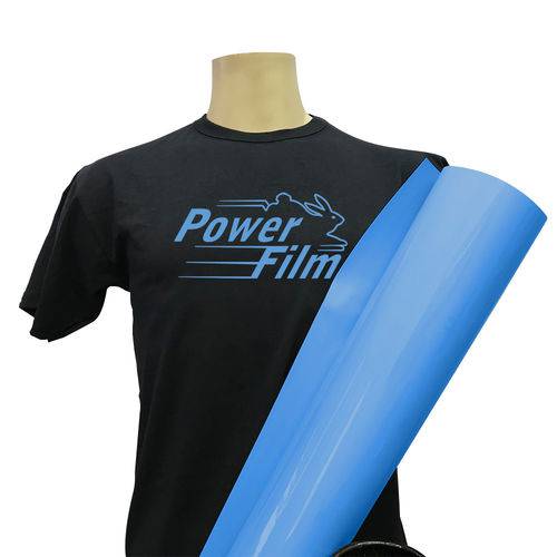 Power Film Premium - Azul Claro - Bobina 0,495x5m