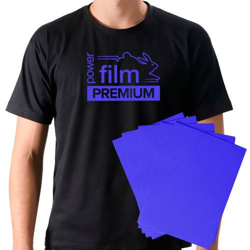 Power Film Premium - Azul Royal - A4 - Pacote com 10 Folhas