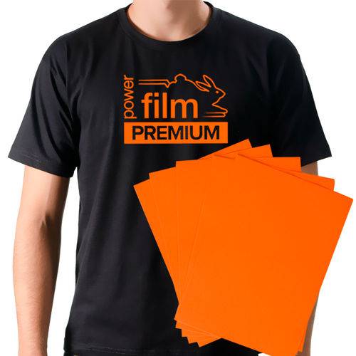 Power Film Premium - Laranja - A3 - Pacote com 10 Folhas
