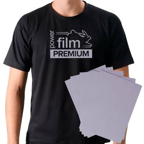 Power Film Premium - Prata - A4 - Pacote com 10 Folhas