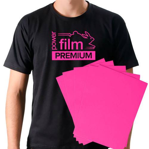 Power Film Premium - Rosa - A3 - Pacote com 10 Folhas