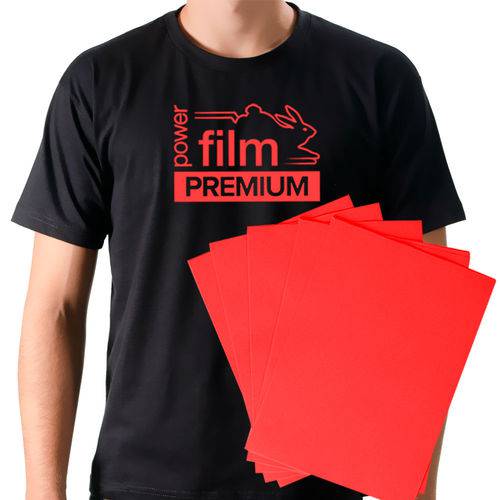 Power Film Premium - Vermelho - A3 - Pacote com 10 Folhas