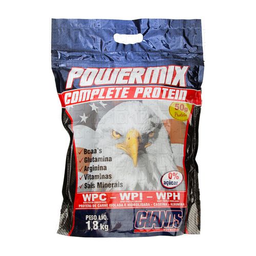 Power Mix Complete Protein 1,8kg - Giants Nutrition Power Mix Complete Protein 1,8kg Baunilha - Giants Nutrition