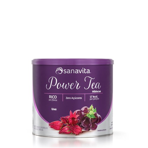 Power Tea Hibiscus Uva 200g - Sanavita
