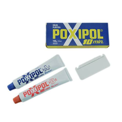Poxi108g Cola Poxipol / Solda Plastica