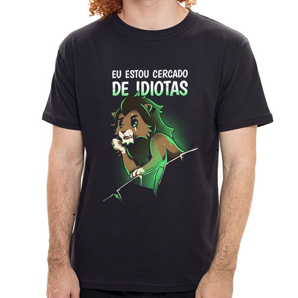 PR - Camiseta Cercado por Idiotas - Masculina - P