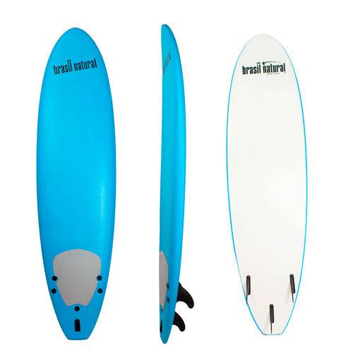 Prancha de Surf 6'6 Softboard Azul Claro- Brasil Natural