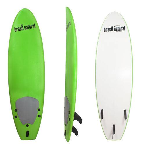 Prancha de Surf para Inciante 5''8 Verde Limão - Brasil Natural