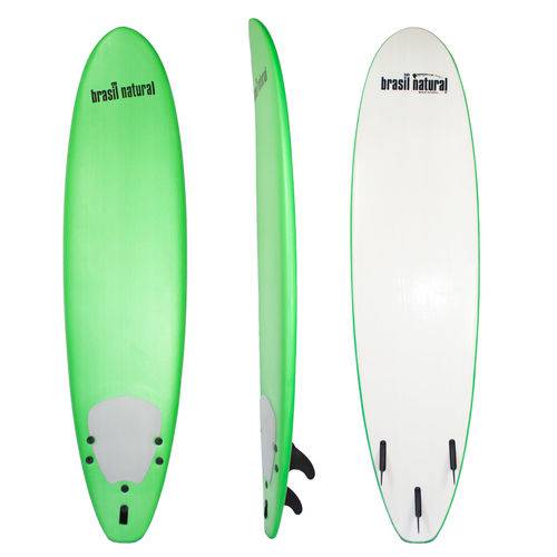 Prancha de Surf para Inciante 6'6 Softboard Verde Limão - Brasil Natural