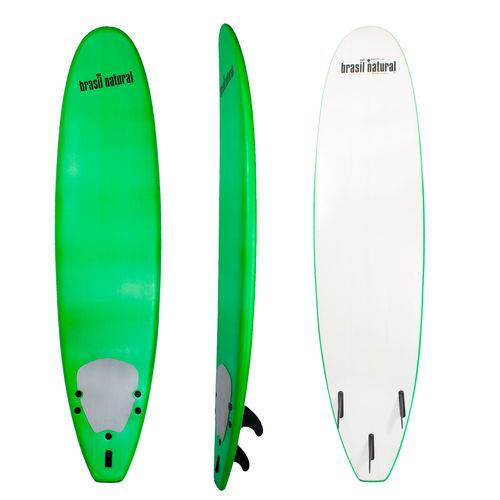 Prancha de Surf para Iniciante 7.6 Softboard Verde Claro - Brasil Natural