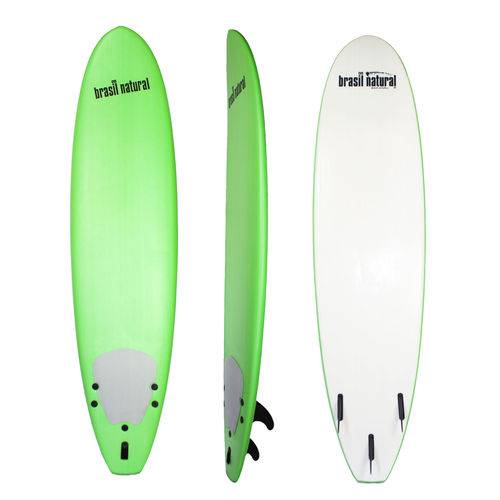 Prancha de Surf para Inciante 6''6 Softboard Verde Limão - Brasil Natural