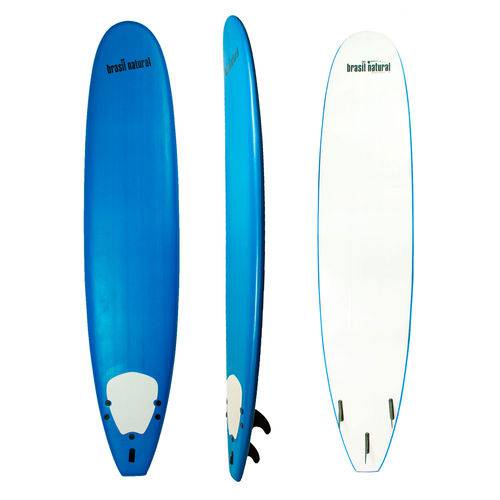 Prancha de Surf para Iniciante 9.1 Softboard Azul Escuro - Brasil Natural