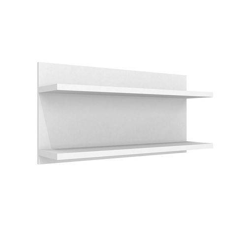 Prateleira Componível 90cm com Fixação Invisível Branco - Completa Móveis