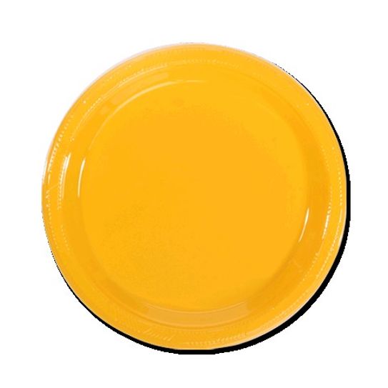 Prato 18 CM Color 8 Unidades - Amarelo - Festcolor