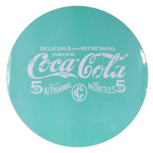 PRATO GIRATÓRIO COCA-COLA DEL REFRESHING VERDE - CENTRO DE MESA - - Coca Cola