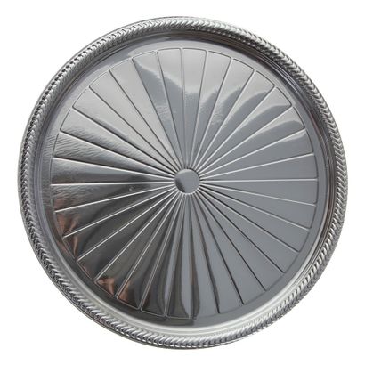 Prato Metalizado Prata B80 367 X 26mm Neoform