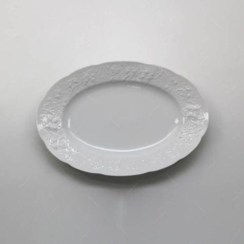 Prato Oval 28Cm de Porcelana Vendange - F9-17101