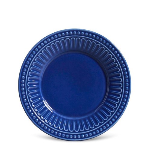 Prato Sobremesa Porto Brasil Pergamo Azul Cerâmica 20CM - 31328