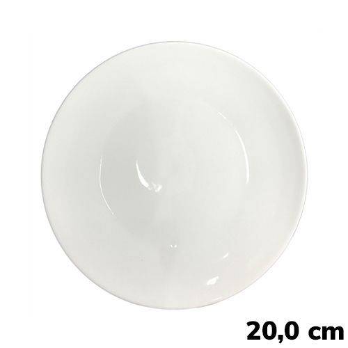 Prato Sublimático Branco - 20cm (b051) - 01 Unidade