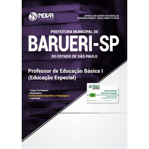 Prefeitura de Barueri - Sp - Professor de Educação Básica I
