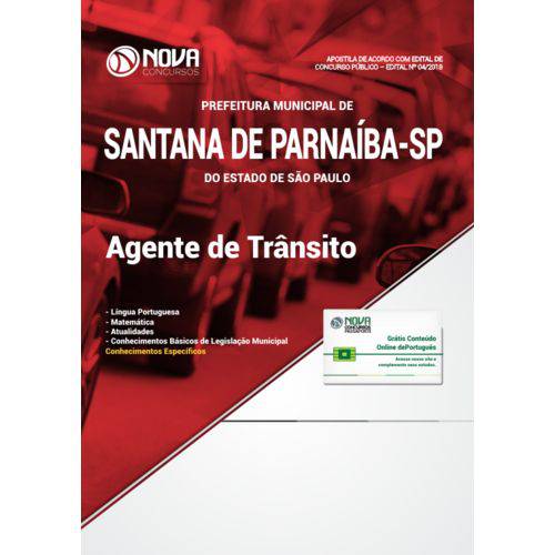 Prefeitura de Santana de Parnaíba - Sp - Agente de Trânsito