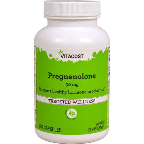 Pregnenolone 50mg Vitacost Importado 180 Cápsulas