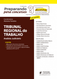 Preparando para Concursos - Questões Discursivas Comentadas - TRT Analista Judiciário (2019)