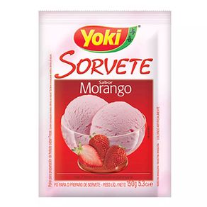 Preparo de Sorvete Sabor Morango Yoki 150g