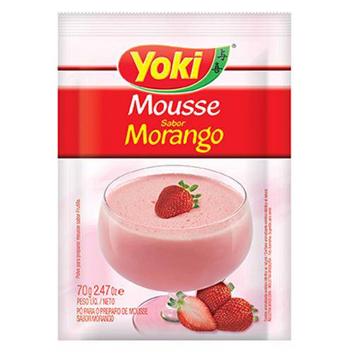 Preparo para Mousse Morango 70g - Yoki