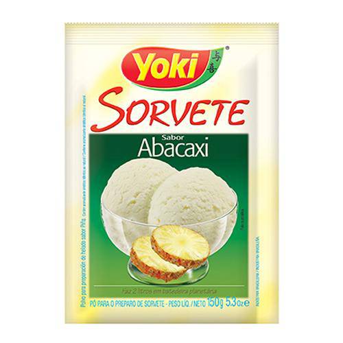 Preparo para Sorvete Abacaxi 150g - Yoki