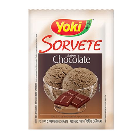 Preparo para Sorvete Chocolate 150g - Yoki