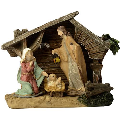Presépio em Poliresina Menino Jesus 13cm - Orb Christmas