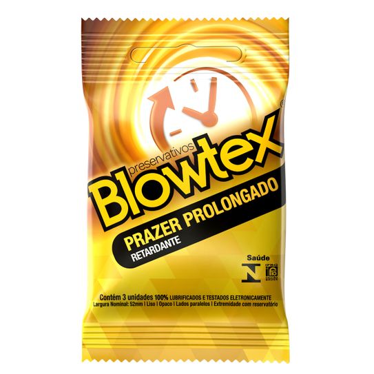 Preservativo Blowtex Performe com 3 Unidades