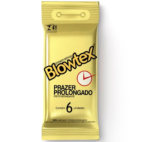 Preservativo Blowtex Prazer Prolongado 6 Unidades