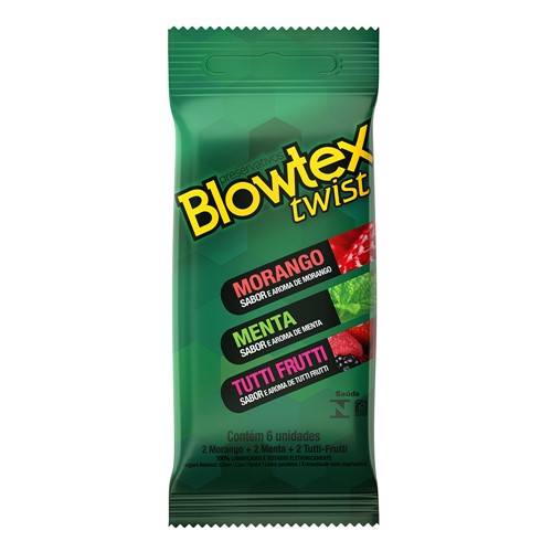 Preservativo Blowtex Twist com 6 Unidades