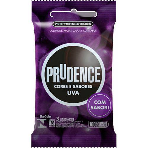 Preservativo Camisinha Prudence Sabor Uva