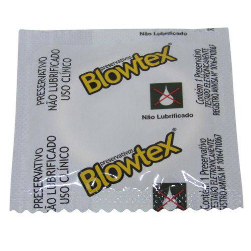 Preservativo Clínico não Lubrificado 144un Blowtex