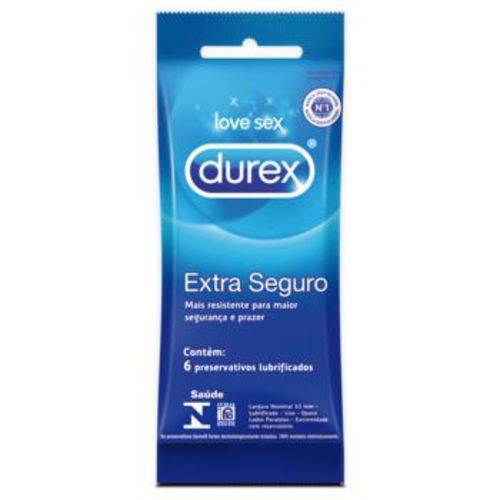 Preservativo Durex Extraseguro 6 Unidades