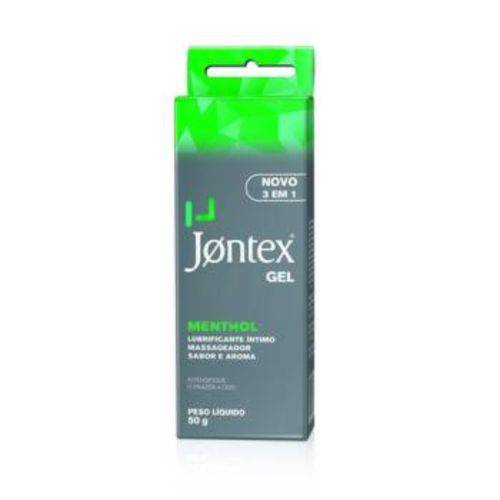 Preservativo Jontex Gel Menthol 3 Em1 Bisnaga 50g