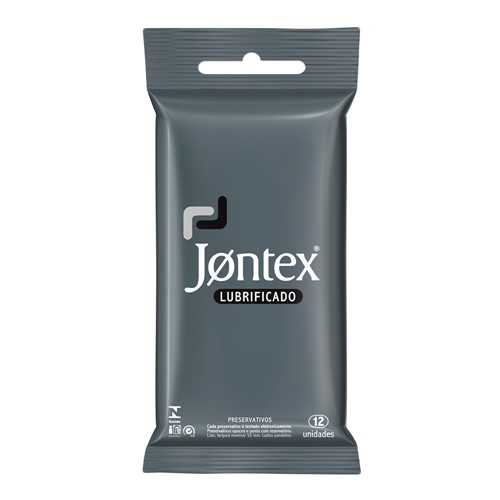 Preservativo Jontex Lubrificado com 12 Unidades